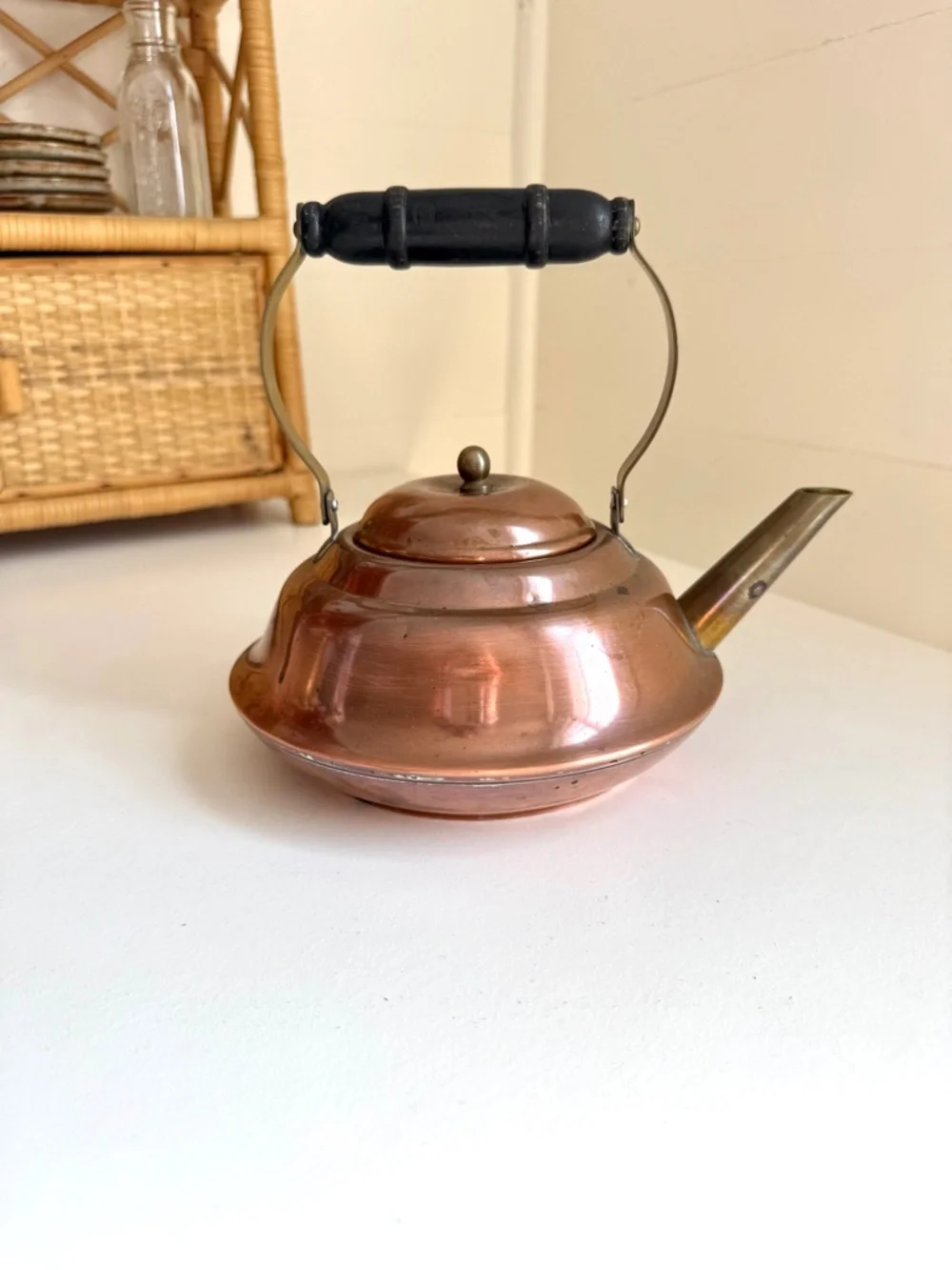 Vintage Copper Teapot